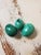 Green Mid 20th Century Malachite Egg Shaped Stones - Set of 3 For Sale - Image 8 of 8