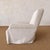 Regent Chair Slip Covered in Belgian Linen- Greige For Sale In Los Angeles - Image 6 of 11