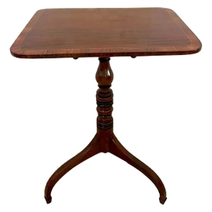 Antique 18th Century George III Mahogany Lamp Table