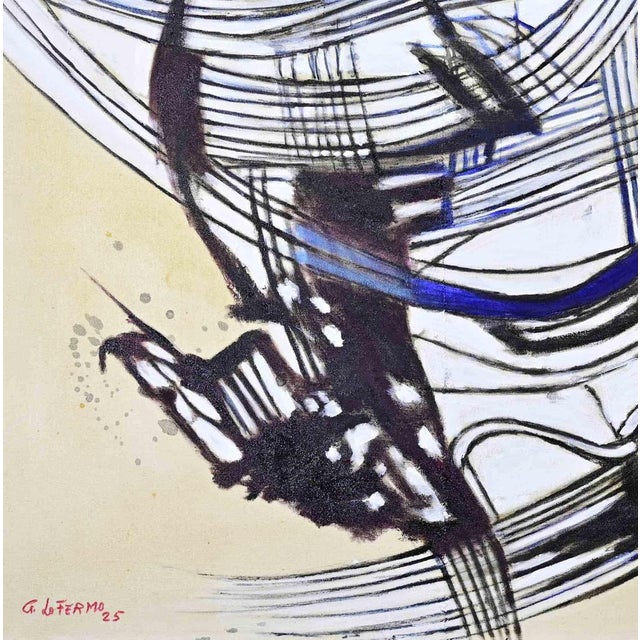 Oil on canvas realized by Giorgio Lo Fermo in 2025. Hand signed and dated. This piece is attributed to the mentioned...