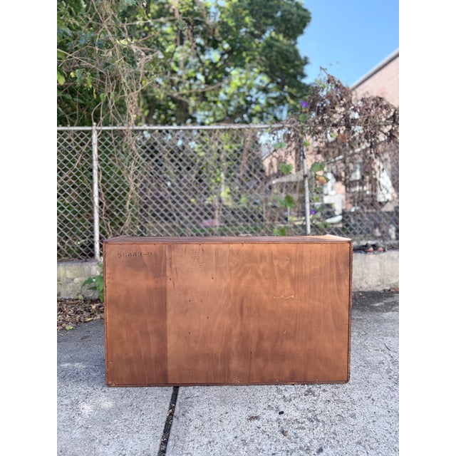Mid-Century Modern Mid-Century Danish Teak Drop-Down Secretary Desk For Sale - Image 3 of 17