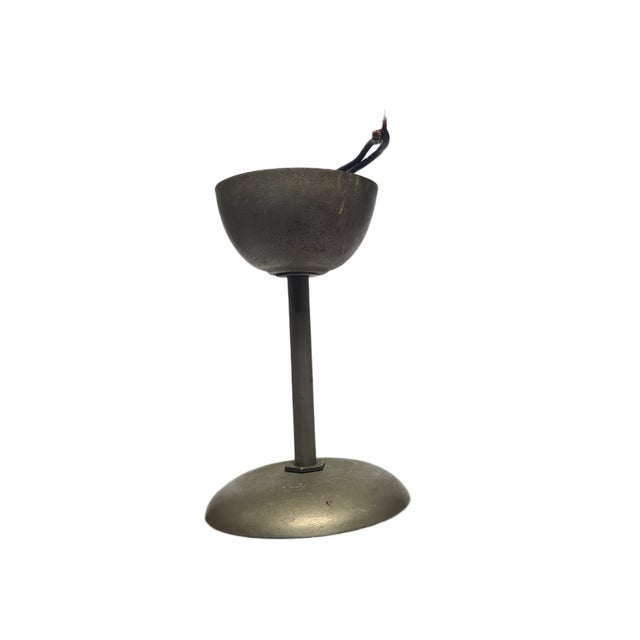 Silver Art Deco Communist Pendant Lamp, Poland, 1960s For Sale - Image 8 of 15