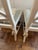 Two Bellman Chairs, White Lacquered With Gold Cilding, New Upholstered Seats and Chair Ties For Sale In New York - Image 6 of 15