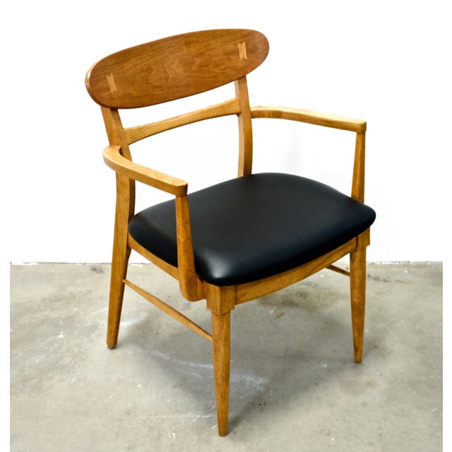 Lane “Acclaim” Walnut & Ash Armchair For Sale - Image 10 of 13