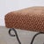 Panoplie Iron Loop Stool, Brown Chenille For Sale - Image 10 of 12