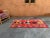 Red 1980s Moroccan Vintage Colorful Rug - 3'1" X 7'1" Ft For Sale - Image 8 of 8