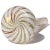 Vintage Murano Fratelli Toso White Copper Aventurine Ribbons Italian Art Glass Soliflore Flower Vase For Sale In Orlando - Image 6 of 6
