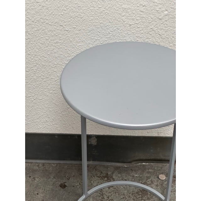 Room & Board Slim Round C-Table For Sale In San Francisco - Image 6 of 12