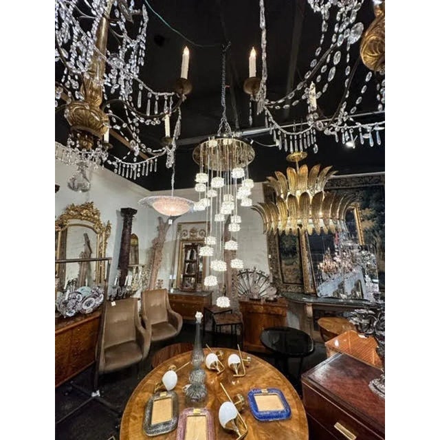 Modern Murano Glass Rostri Cup Suspension Chandelier For Sale - Image 4 of 6