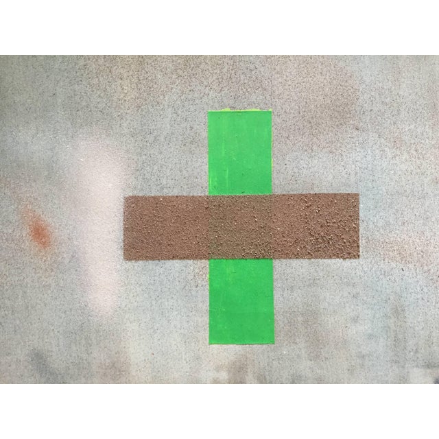 Acrylic, sand, and earth on paper. Signed, titled, and dated 1986 en verso. Michael Young Auto Biography I was born in...