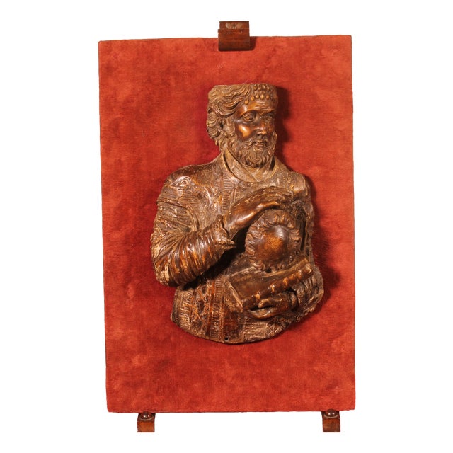 Renaissance Saint Bartholomew in Walnut, 1600s For Sale