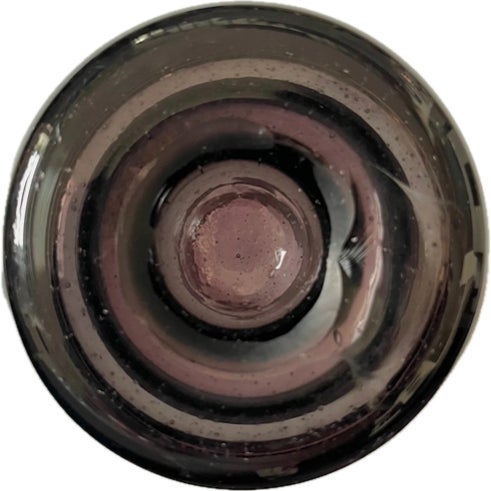 Circa 1975 Kaj Franck Finish Modern Dark Violet Glass Vase For Sale - Image 9 of 10