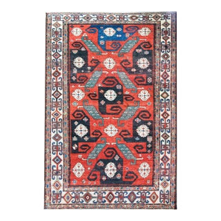 Early 20th Century Persian Kazak Rug For Sale
