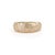 VR Jewels Contemporary Natural Diamond Wide Band Bombe Ring in 14k Solid Gold Size 4 For Sale - Image 4 of 17