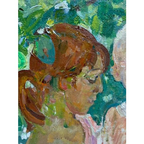 1970s Gleb Savinov, Mother's Day, 1977, Oil Painting, Framed For Sale - Image 5 of 11