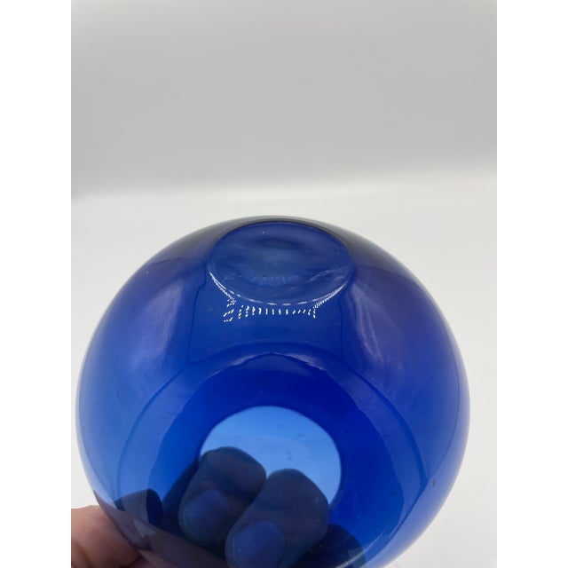 Venini Blue Vase from Venini, 2009 For Sale - Image 4 of 5