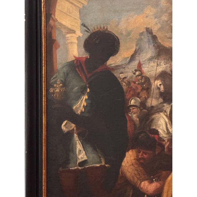 Early 18th Century Italian Painting of the Adoration of the Magi For Sale - Image 6 of 8