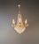 Antique Italian Baroque Style Crystal Chandelier Brass Basket Form Restored For Sale - Image 4 of 10