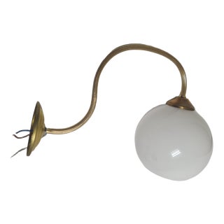 Vintage Art Deco Wall Lamp, Poland, 1950s For Sale