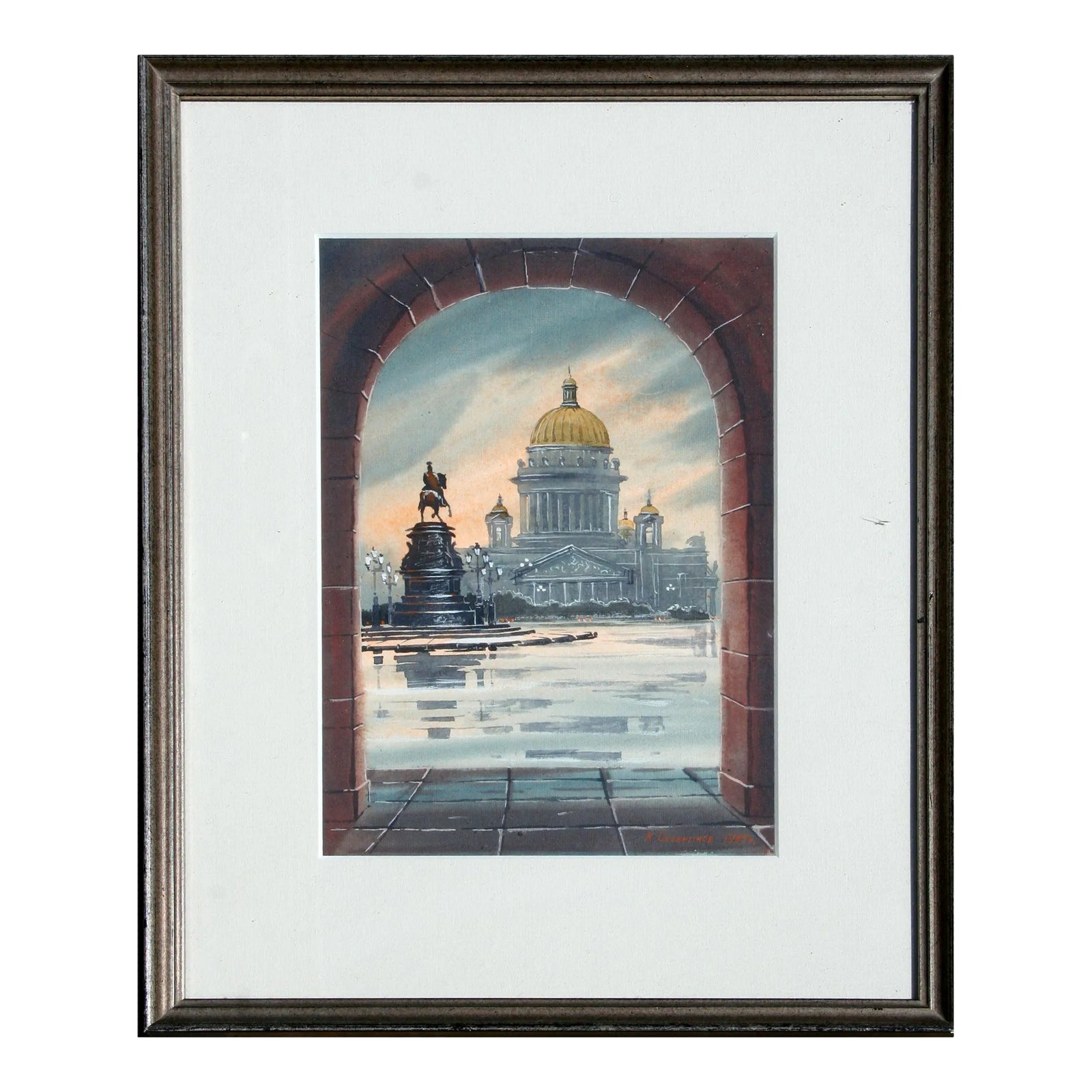1980s Saint Issac's Square, Saint Petersburg Landscape