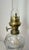 Rare Antique 19th Century Glass Brass Marble Boudoir Whale Oil Table Lamp For Sale - Image 9 of 11