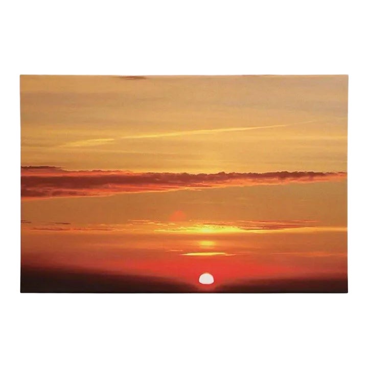 2016 “Sunset” Contemporary Photograph on Canvas by LeoK | Chairish