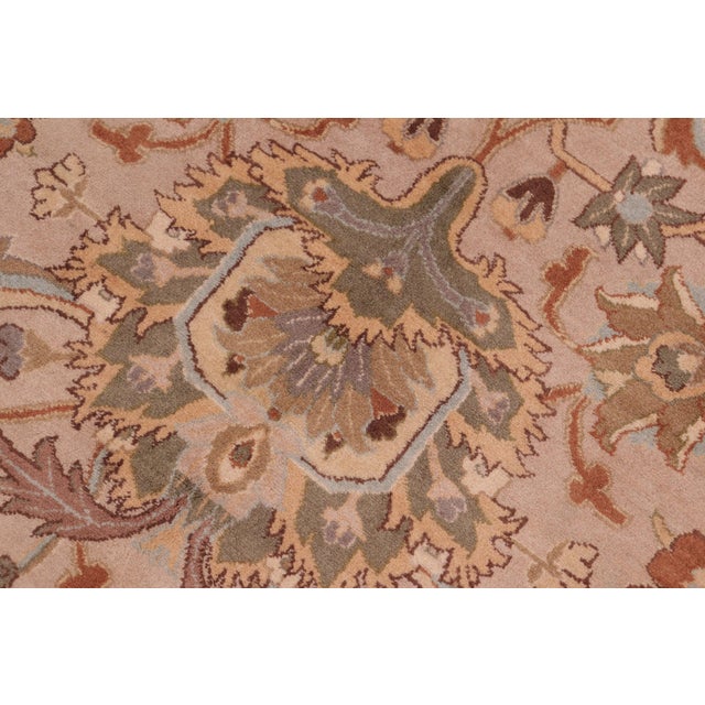 Pak-Persian Lucretia Taupe/Brown Wool Rug - 8'0'' X 10'1'' For Sale In New York - Image 6 of 9