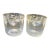 Vintage Italian Pressed Glass Drinking Tumblers For Sale