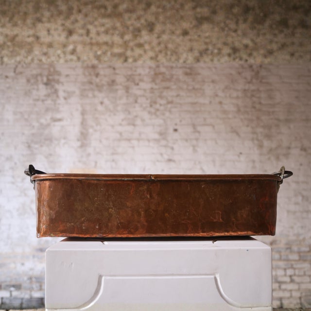 Add authentic culinary history to your space with this 18th century French copper fish kettle, a beautifully crafted piece...