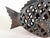 Black Mid Century Japanese Cast Iron Fish Lantern For Sale - Image 8 of 12