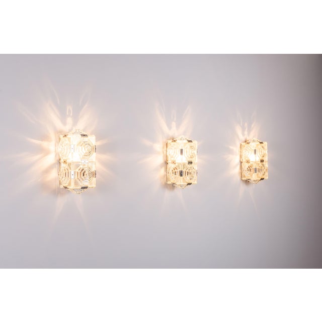Vintage Wall Lamps from Kamenický Šenov, 1970s, Set of 6 For Sale - Image 4 of 18