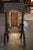 Rustic Folding Carved Wood and Bamboo Chair, For Sale - Image 3 of 8