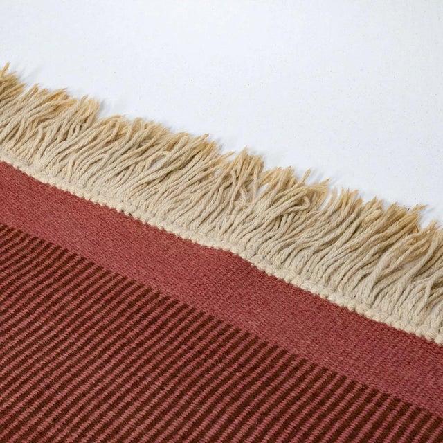 1950s Vintage Brown Rug, 1950s For Sale - Image 5 of 8