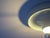 Metal Mid-Century Modern Italian White Flush Mount from Tronconi, 1970s For Sale - Image 7 of 13