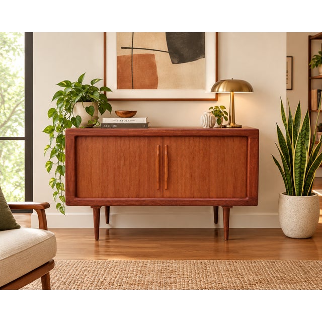 1970s 1970s Danish Modern Credenza For Sale - Image 5 of 16