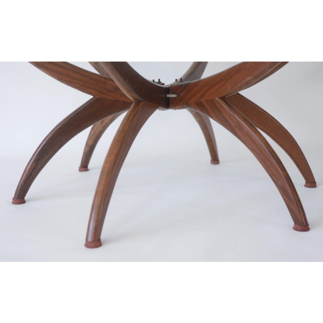 Mid Century Spider Legs Coffee Table With Glass Top For Sale - Image 9 of 16