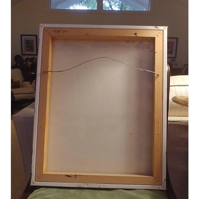 Paint "Jazz Nights" Contemporary Abstract Acrylic Paintings - Set of 2 For Sale - Image 7 of 8