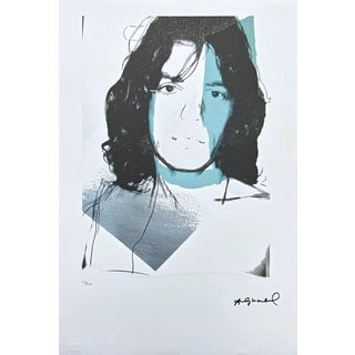 After Andy Warhol, Mick Jagger Blue , 1980s, Lithograph For Sale