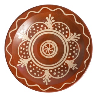 Brown and Cream White Stoneware Bowl by Andersson & Johansson for Höganäs, 1920s For Sale