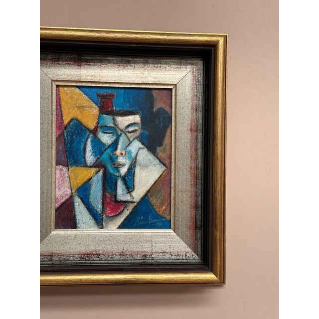 Christian Immonen, Face, 1990, Oil Painting on Panel, Framed For Sale - Image 11 of 18