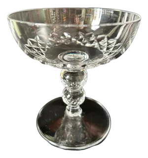 Saint Louis Orly Model Champagne Glasses, Set of 2
