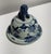 Blue Large Ginger Jar With Foo Dog Lid For Sale - Image 8 of 8