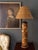 Wood 19th Century Belgian Wallpaper Printing Roller Lamp For Sale - Image 7 of 14