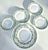 French Art Deco Maroussia Dessert Set from Sarreguemines, 1930s, Set of 8 For Sale - Image 9 of 10