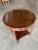Brown Art Deco Round Smoking Side Two-Tier Table With Bottle Cap Top For Sale - Image 8 of 8