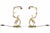 Art Deco Gilt Bronze Sculpted Crane Table Lamps with Branch and Leaf Stems, Europe, 1930s, Set of 2 For Sale - Image 17 of 17