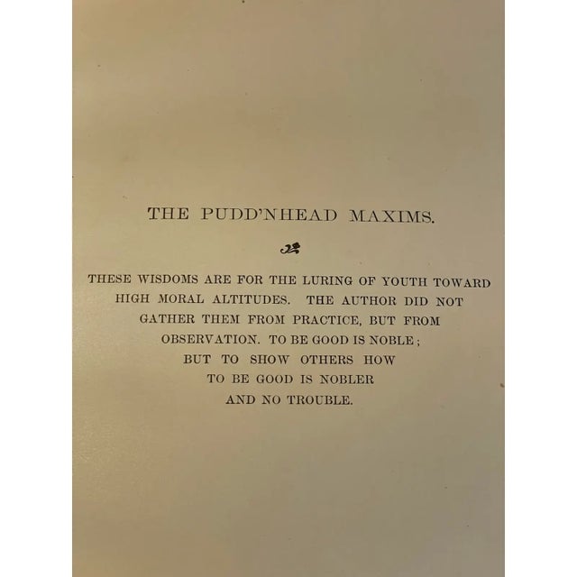 Mark Twain First Edition Following the Equator, a Journey Around the World the American Publishing Company 1897 For Sale - Image 4 of 5