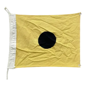 Vintage American Navy Signal Flag Wool Perfect to Frame Yachting Flag