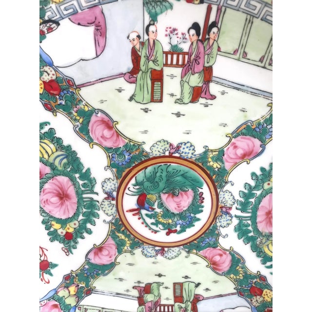 Early 20th Century Vintage Japanese Porcelain Decorative Platter - Stamped For Sale - Image 5 of 7