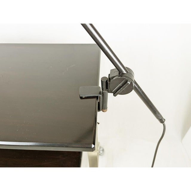 Aluminum & Black Metal Sintesi Table Lamp by Ernesto Gismondi for Artemide, 1970s For Sale - Image 11 of 16